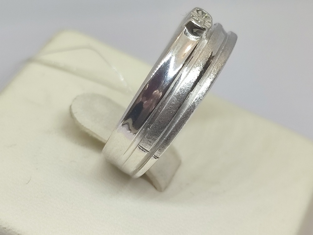 КОЛЬЦО БРИЛЛИАНТ (Ag 925)