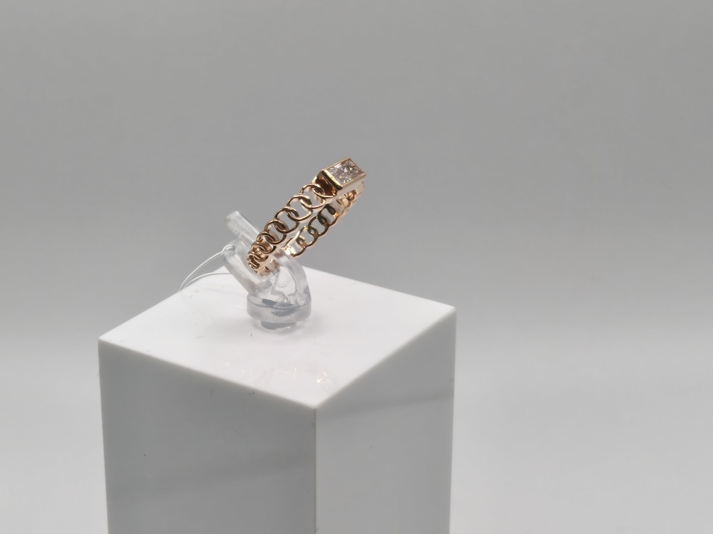 КОЛЬЦО С КАМНЕМ (Au 585)