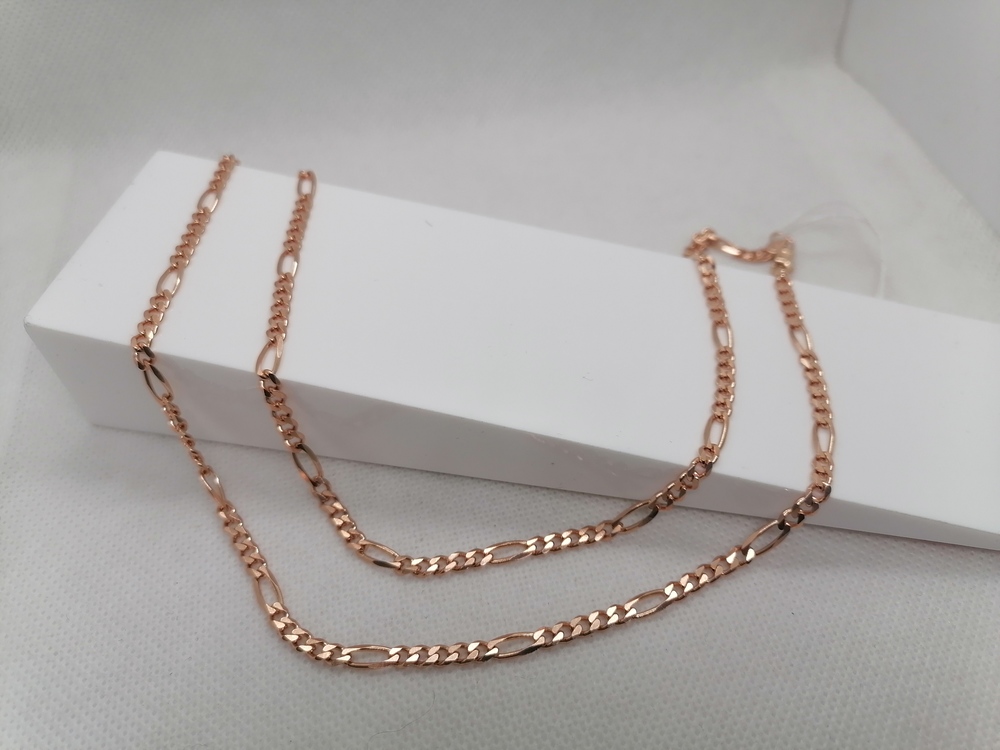 ЦЛФК585 ЦЕПЬ ПОЛНОВЕСНАЯ Фигаро(картье) (Au 585)