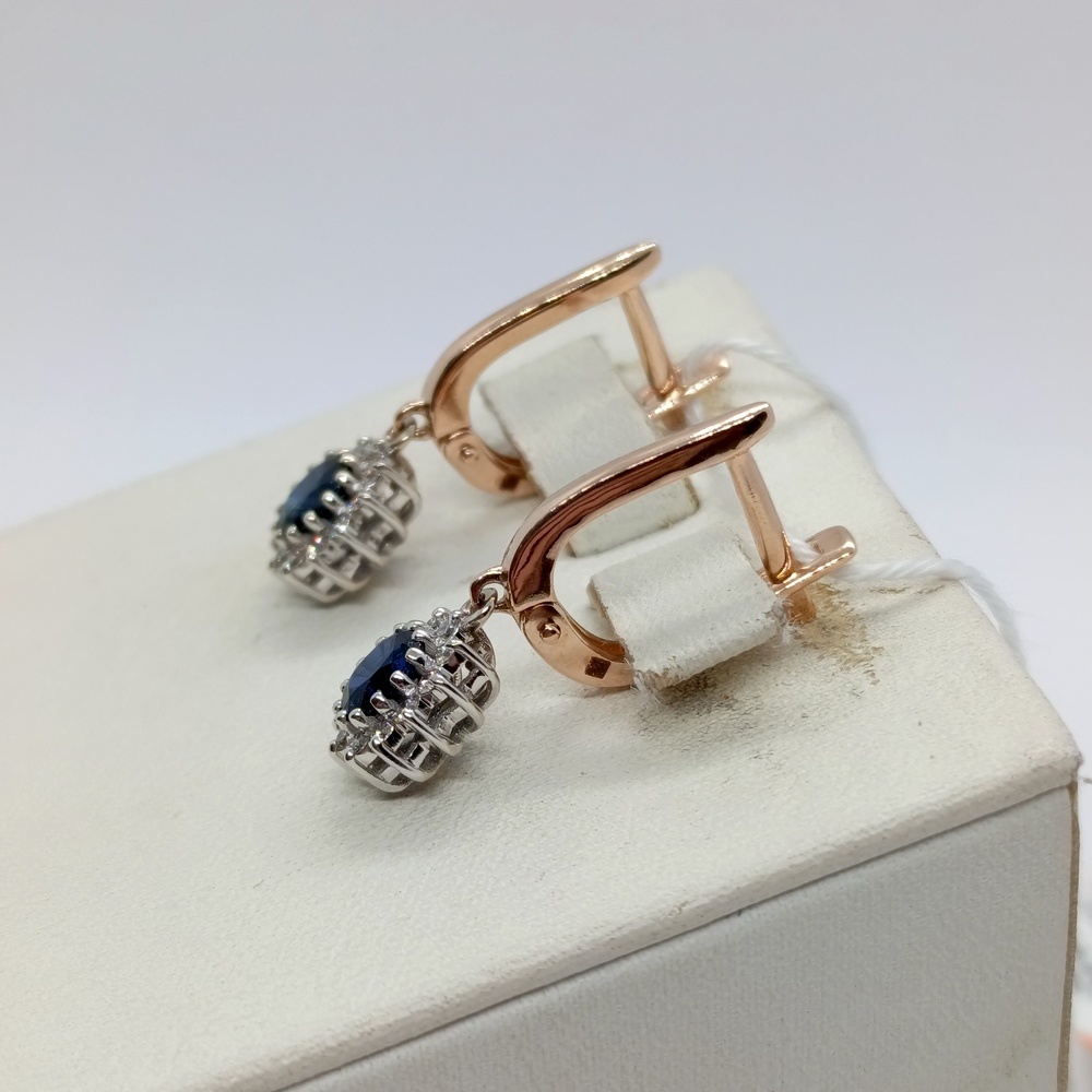 СЕРЬГИ БРИЛЛИАНТ (Au 585)