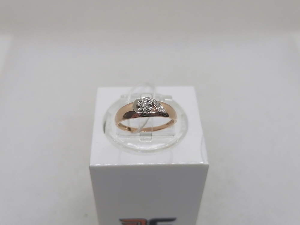 КОЛЬЦО БРИЛЛИАНТ Au 585