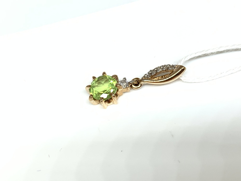 ПОДКМИ585 ПОДВЕСКА С КАМНЯМИ (Au 585)