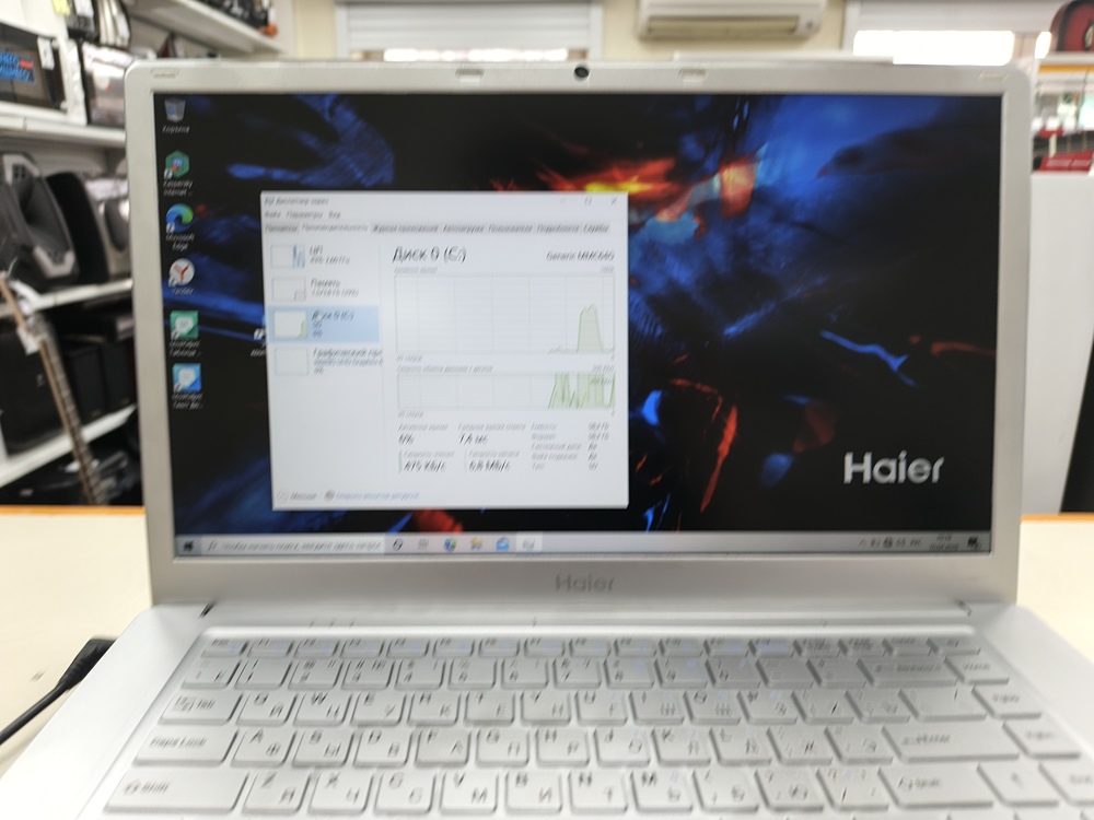 Ноутбук Haier; Celeron N4020, Intel UHD Graphics 600, 4 Гб, 64 Гб, Нет