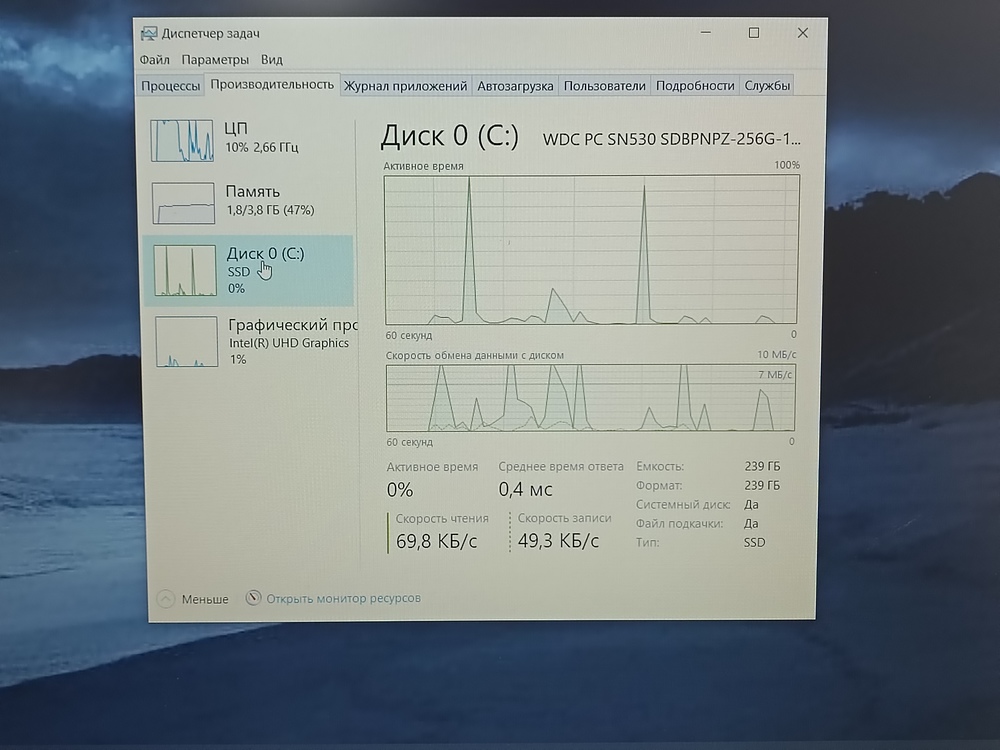 Ноутбук ASUS E-510; Celeron N4500, Intel UHD Graphics, 4 Гб, 256 Гб, Нет