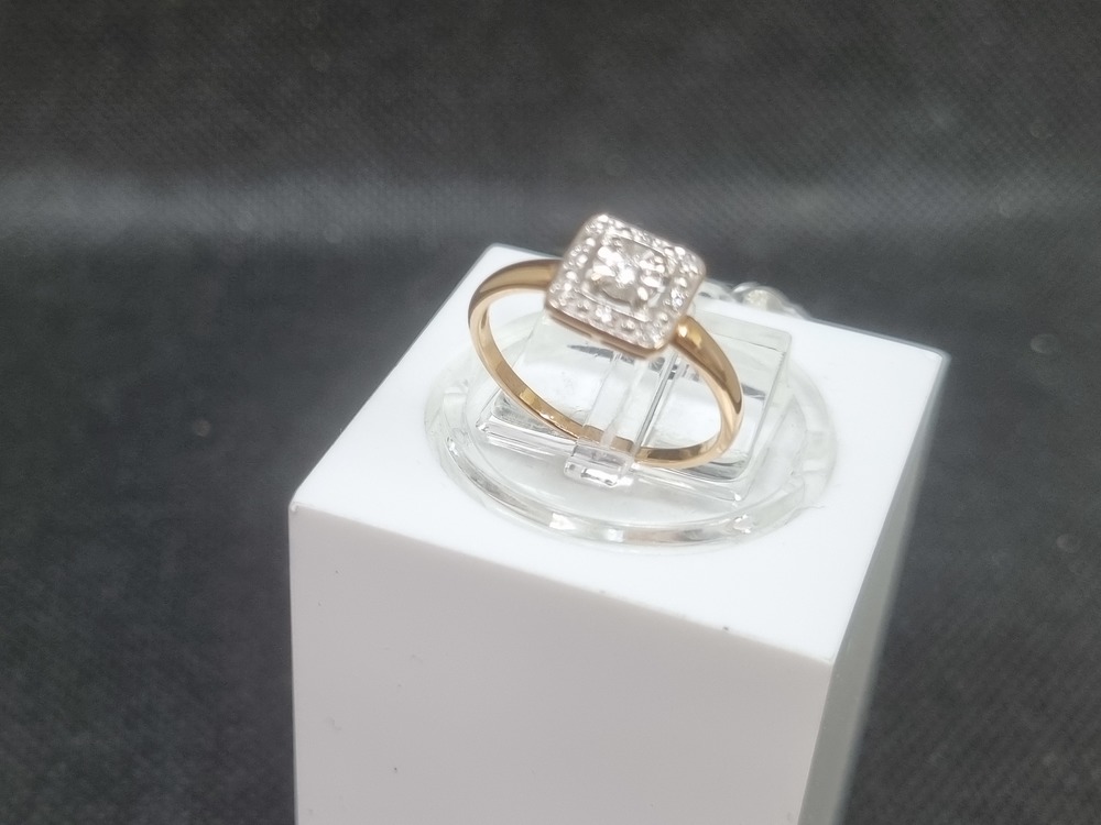 КОЛЬЦО БРИЛЛИАНТ Au 585