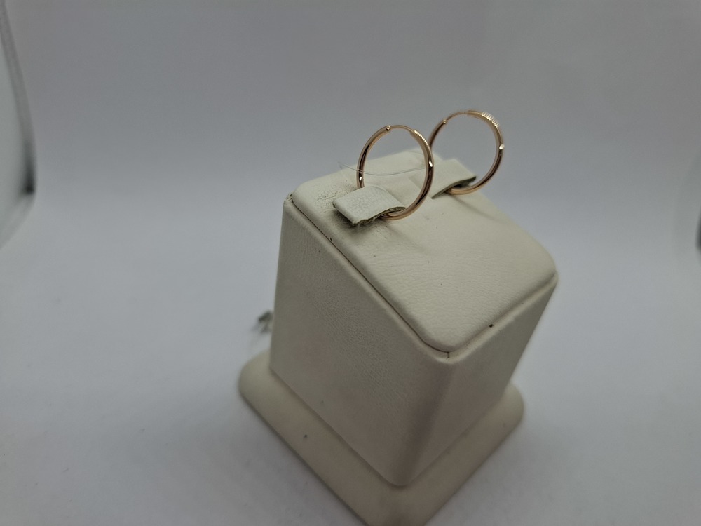 СЕРЬГИ КОНГО без камня (Au 585)