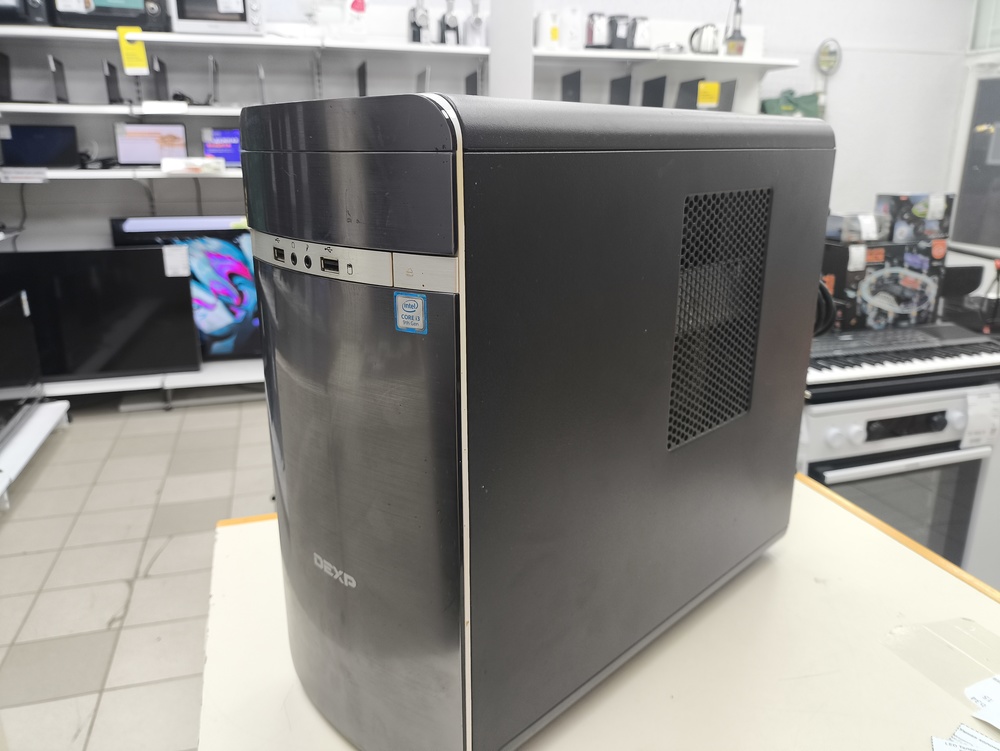 Системный блок DEXP; Core i3-9100F, GeForce GTX 1050 Ti, 32 Гб, 256 Гб, 1 Tb