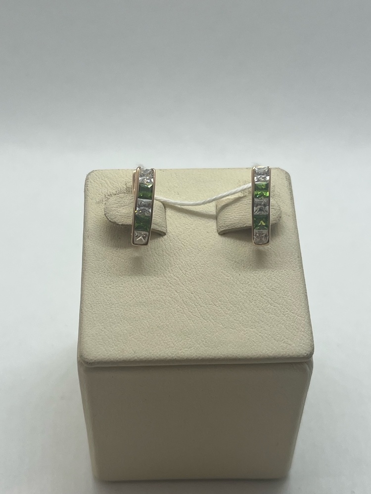 СКМИ585 СЕРЬГИ С КАМНЯМИ (Au 585)