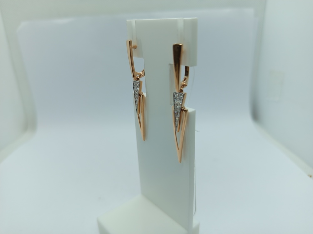 СЕРЬГИ С КАМНЯМИ (Au 585) СЕРЬГИ С КАМНЯМИ (Au 585)