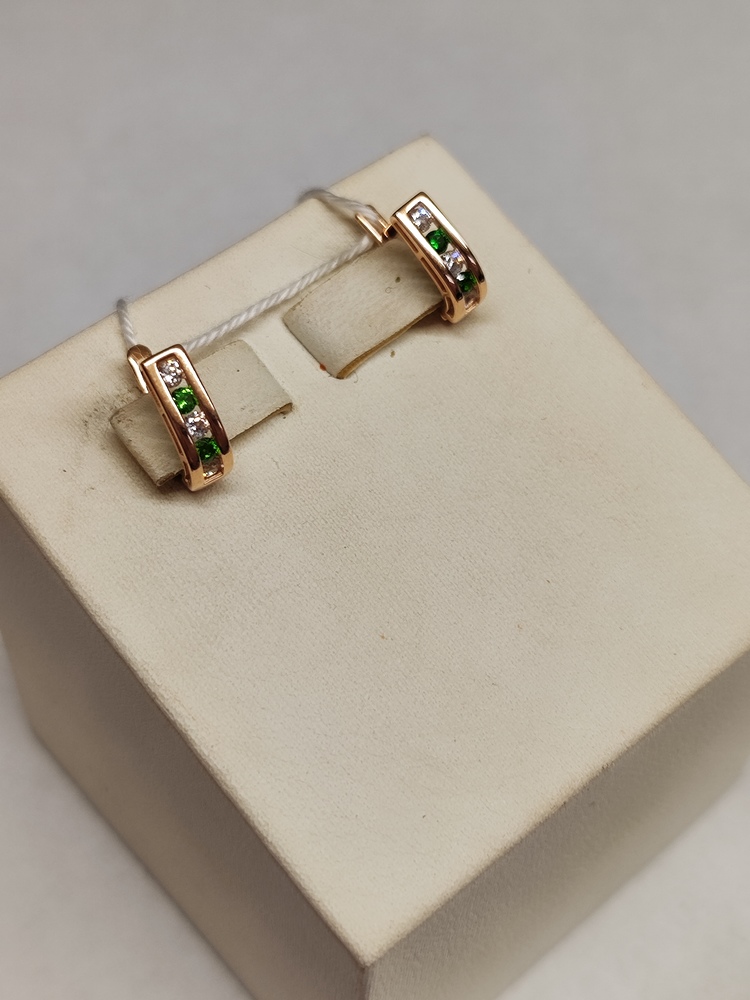 СЕРЬГИ С КАМНЯМИ (Au 585)