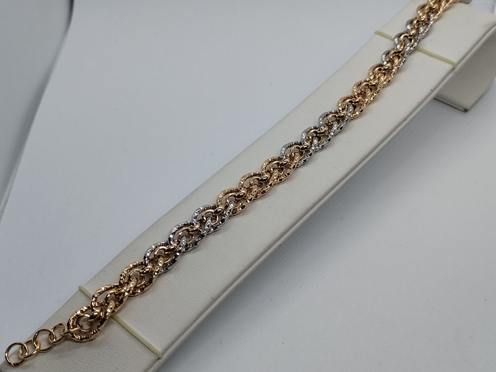 Т-26213 БРАСЛЕТ БЕЗ КАМНЯ (Au 585)