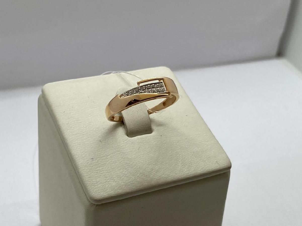 КОЛЬЦО С КАМНЯМИ (Au 585)