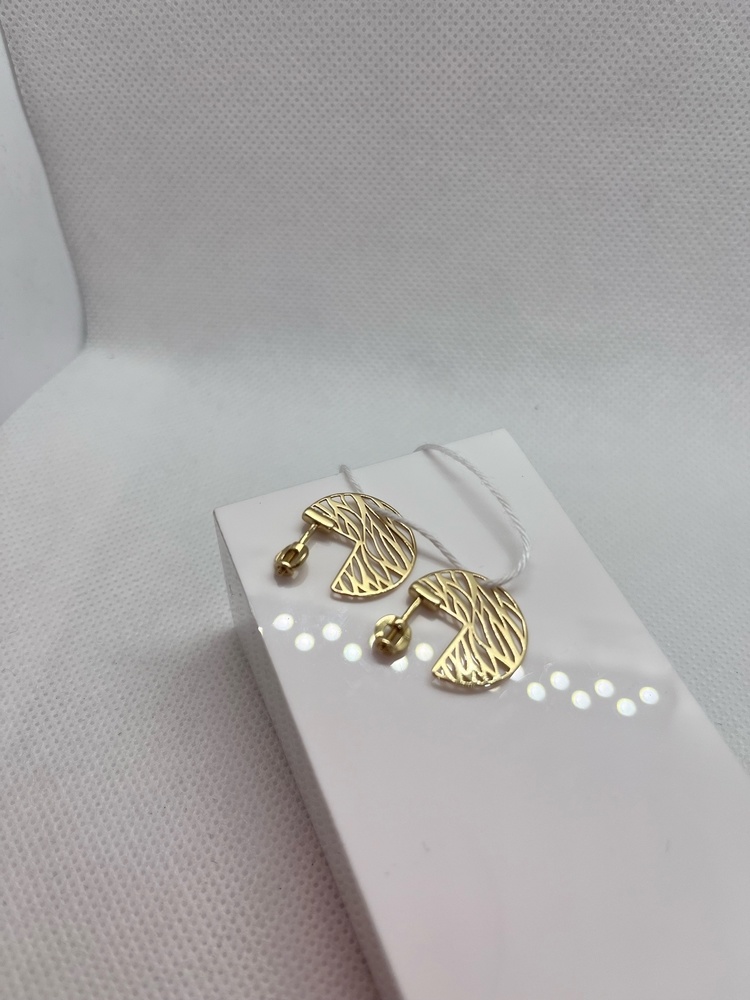 СПУС585 СЕРЬГИ ПУСЕТЫ (Au 585)