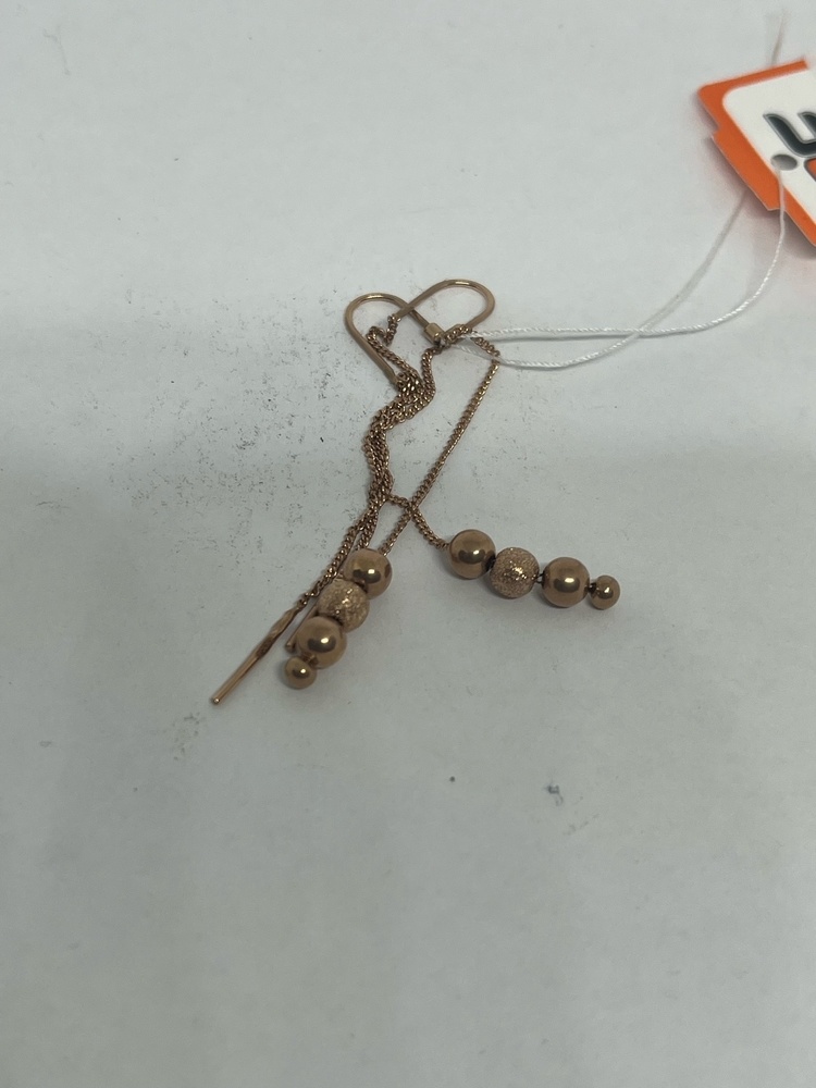 СПРО585 СЕРЬГИ ПРОДЕВКИ (Au 585)