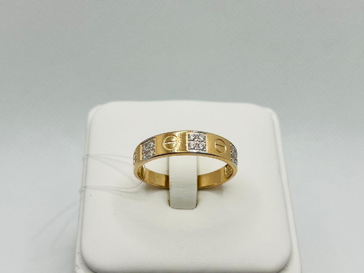 11115 КОЛЬЦО С КАМНЯМИ (Au 585)