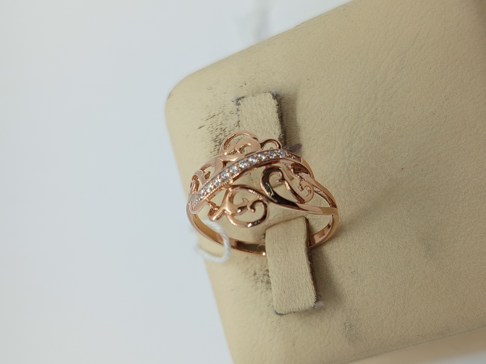 КОЛКМИ585 КОЛЬЦО С КАМНЯМИ (Au 585)