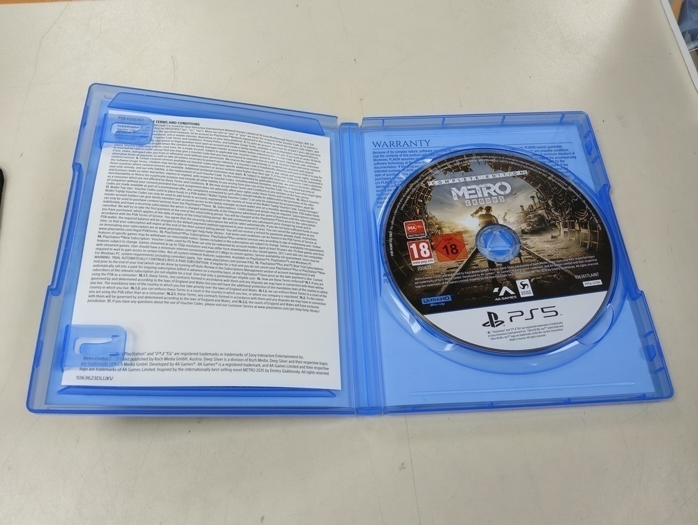Игра Playstation 5 Metro Exodus