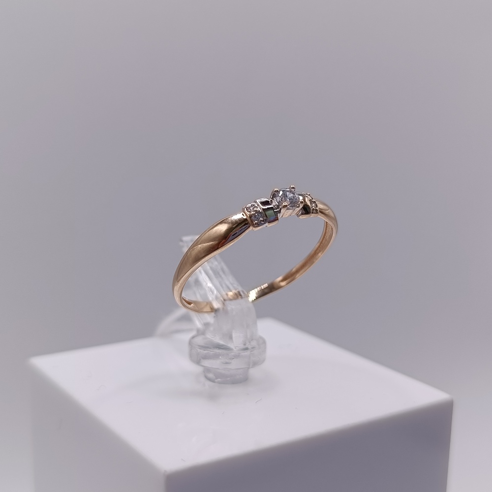 КОЛКМИ585 КОЛЬЦО С КАМНЯМИ (Au 585)