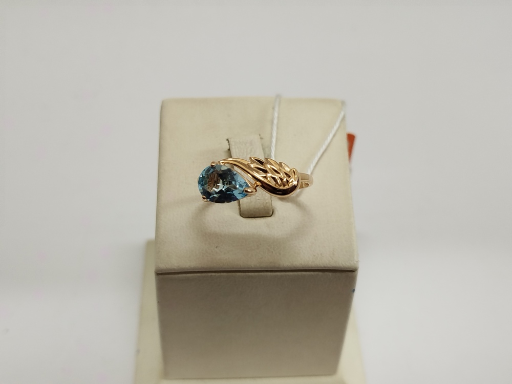 КОЛКМ585 КОЛЬЦО С КАМНЕМ (Au 585)