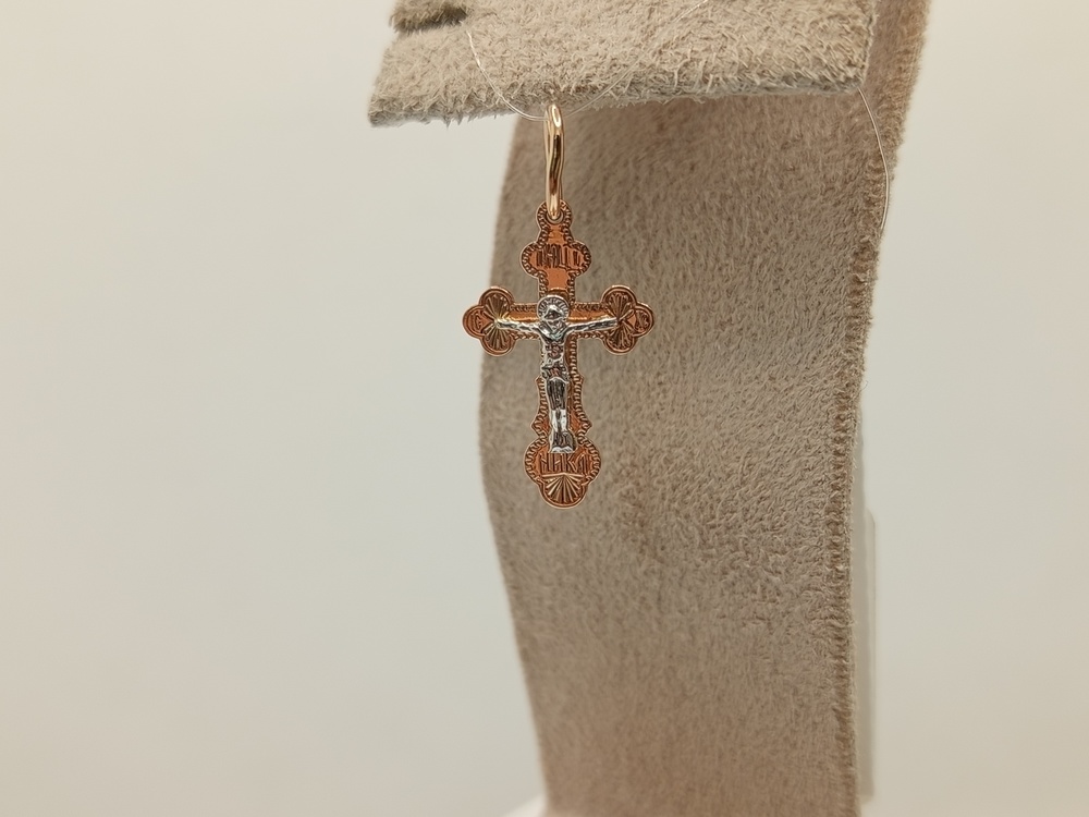 810-00014-10-00-00-02 ПОДВЕСКА КРЕСТ (Au 585)