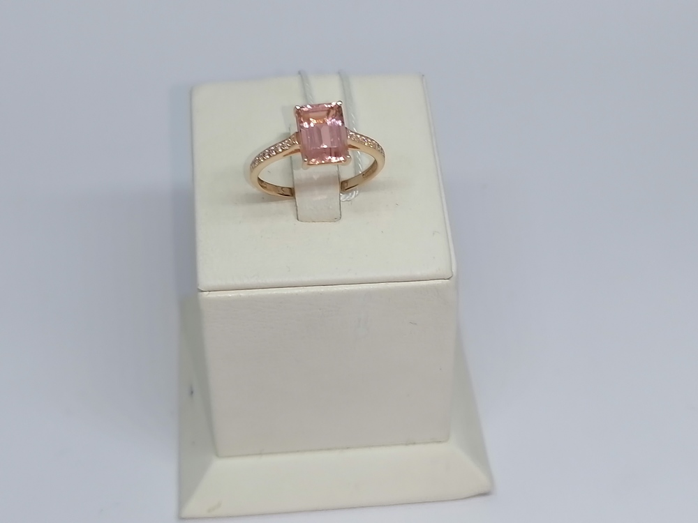 КОЛКМИ585 КОЛЬЦО С КАМНЯМИ (Au 585)