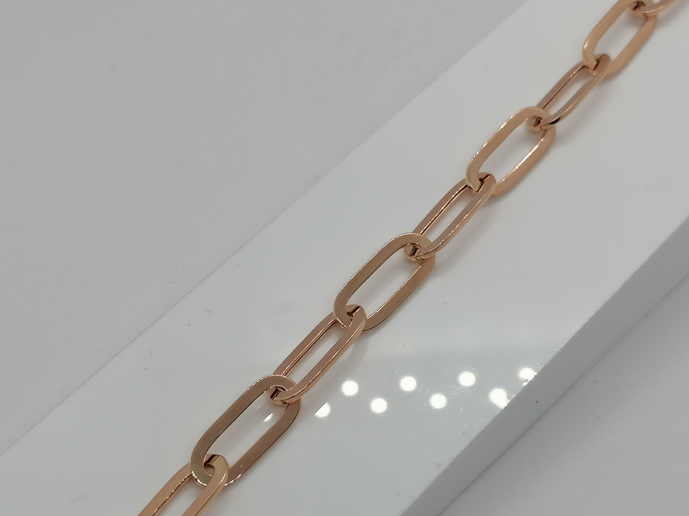 БРАСЛЕТ ПУСТОТЕЛЫЙ Якорное (Au 585)