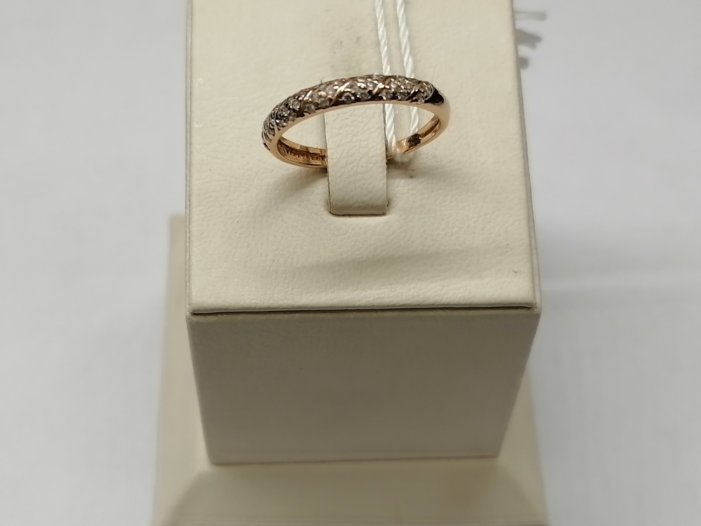 КОЛЬЦО С КАМНЯМИ (Au 585)