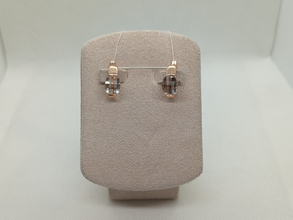 СЕРЬГИ С КАМНЕМ (Au 585)