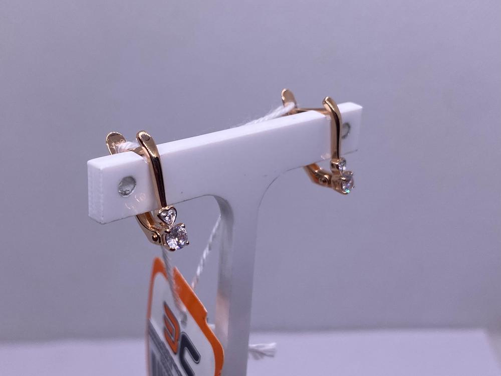 СЕРЬГИ С КАМНЯМИ (Au 585)