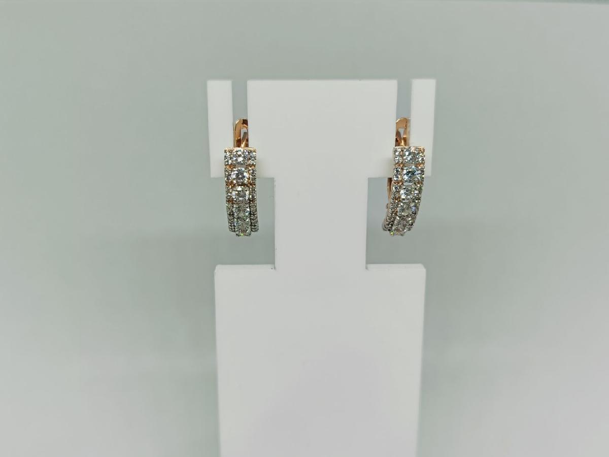 СЕРЬГИ С КАМНЯМИ (Au 585)