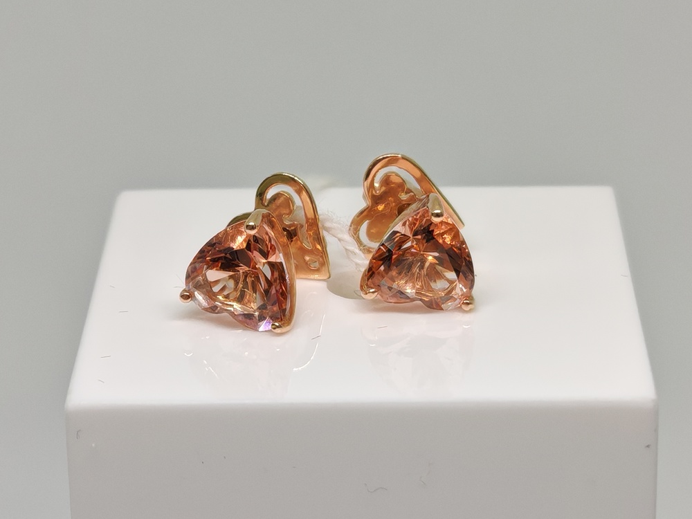 СПУС585 СЕРЬГИ ПУСЕТЫ (Au 585)