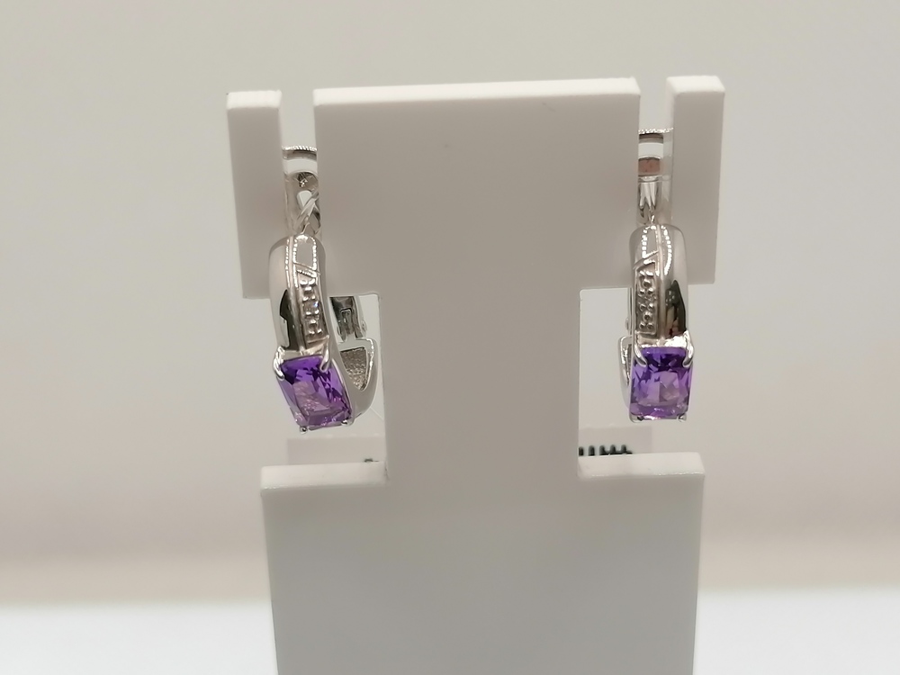 СЕРЬГИ БРИЛЛИАНТ (Ag 925)