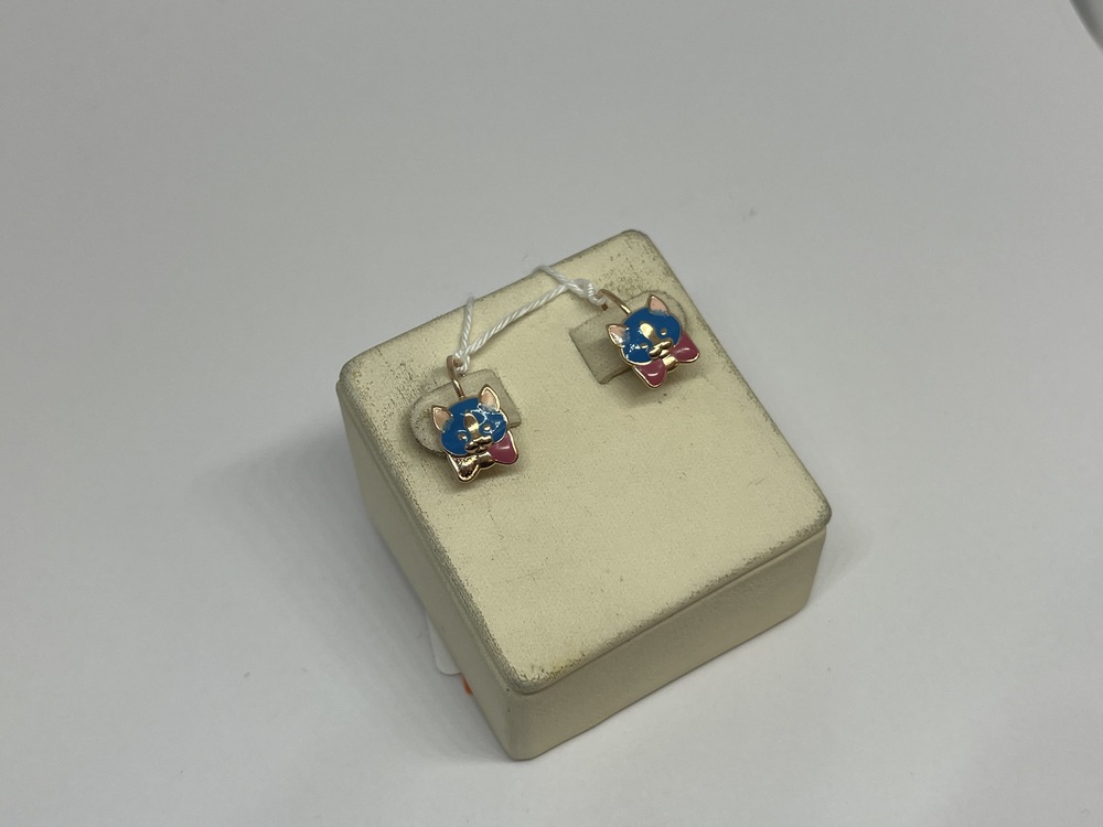 СЕРЬГИ С КАМНЯМИ (Au 585)