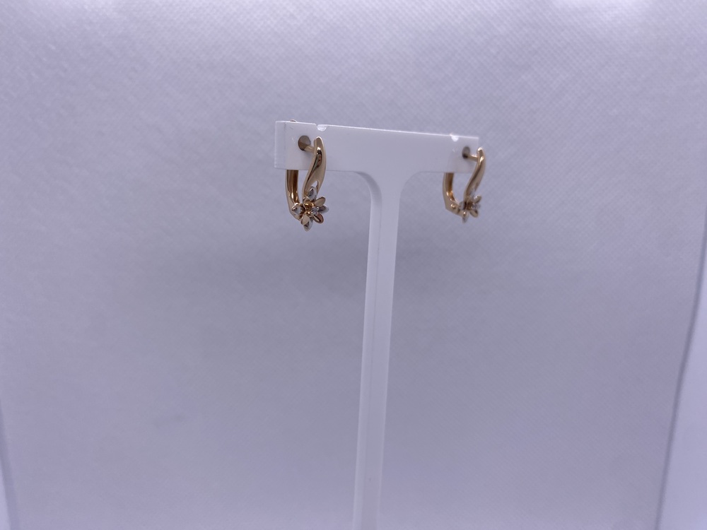 СЕРЬГИ С КАМНЕМ (Au 585)