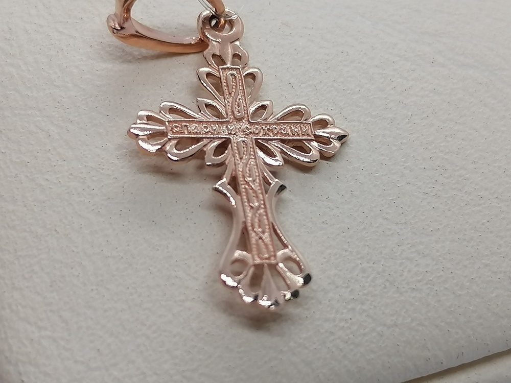 ПОДВЕСКА КРЕСТ без камня (Au 585)