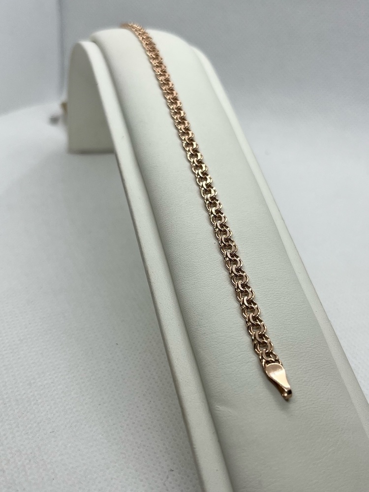 670006022 БРАСЛЕТ ПУСТОТЕЛЫЙ Бисмарк (Au 585)