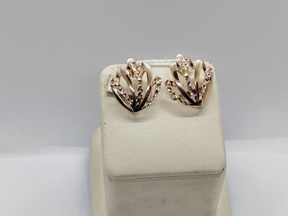 СЕРЬГИ БЕЗ КАМНЯ (Au 585)