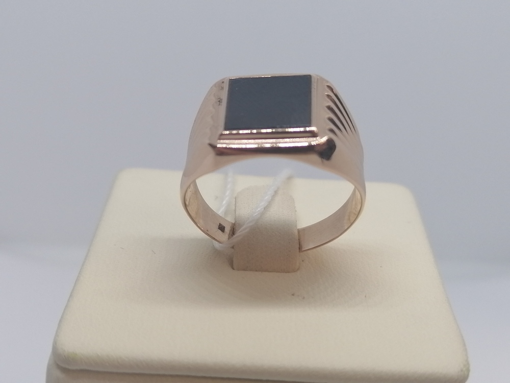 ПЕЧАТКА С КАМНЕМ (Au 585)