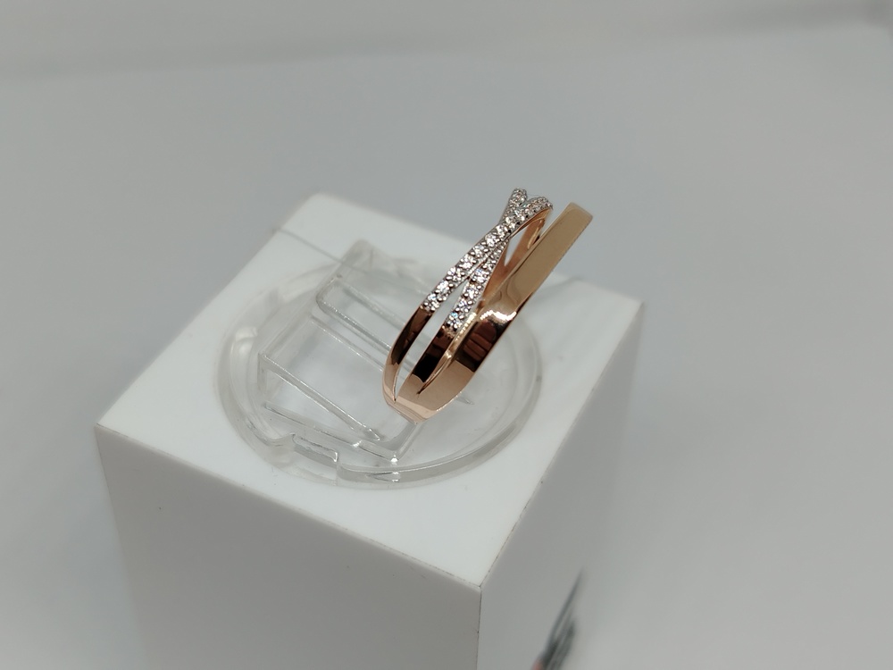 К13216200 КОЛЬЦО С КАМНЯМИ (Au 585)