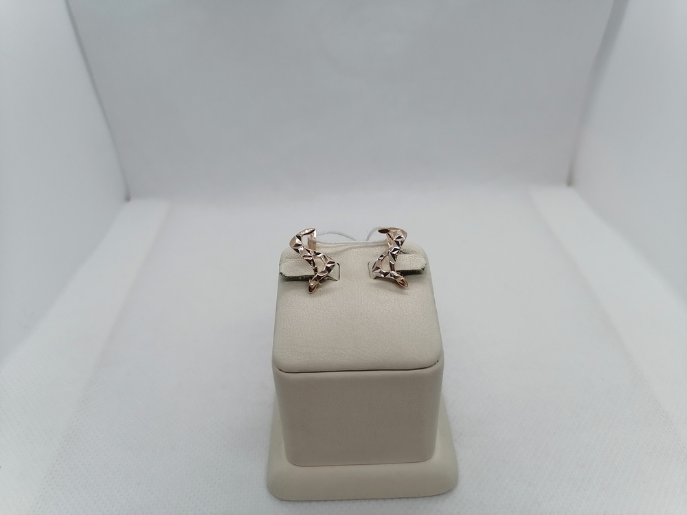 СЕРЬГИ БЕЗ КАМНЯ (Au 585)