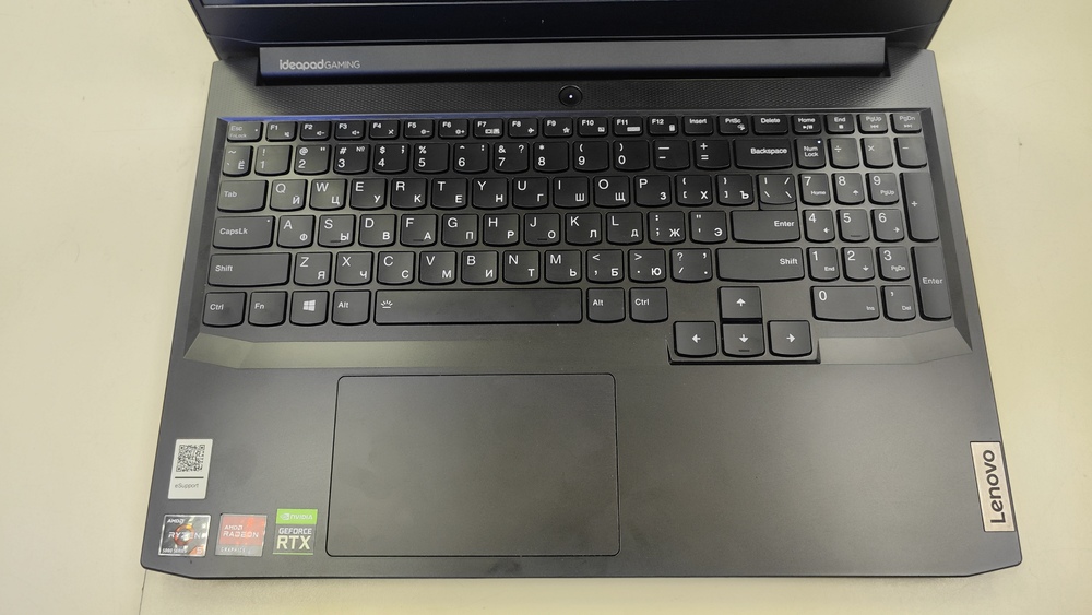Ноутбук Lenovo ideapad gaming 3 15ach6; Ryzen 5 5600H, GeForce RTX 3050, 16 Гб, 256 Гб, Нет