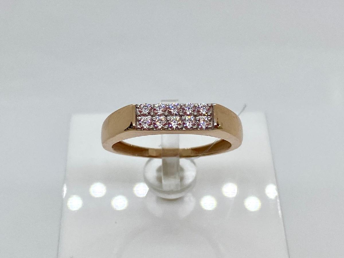 08-116414 КОЛЬЦО С КАМНЯМИ (Au 585)