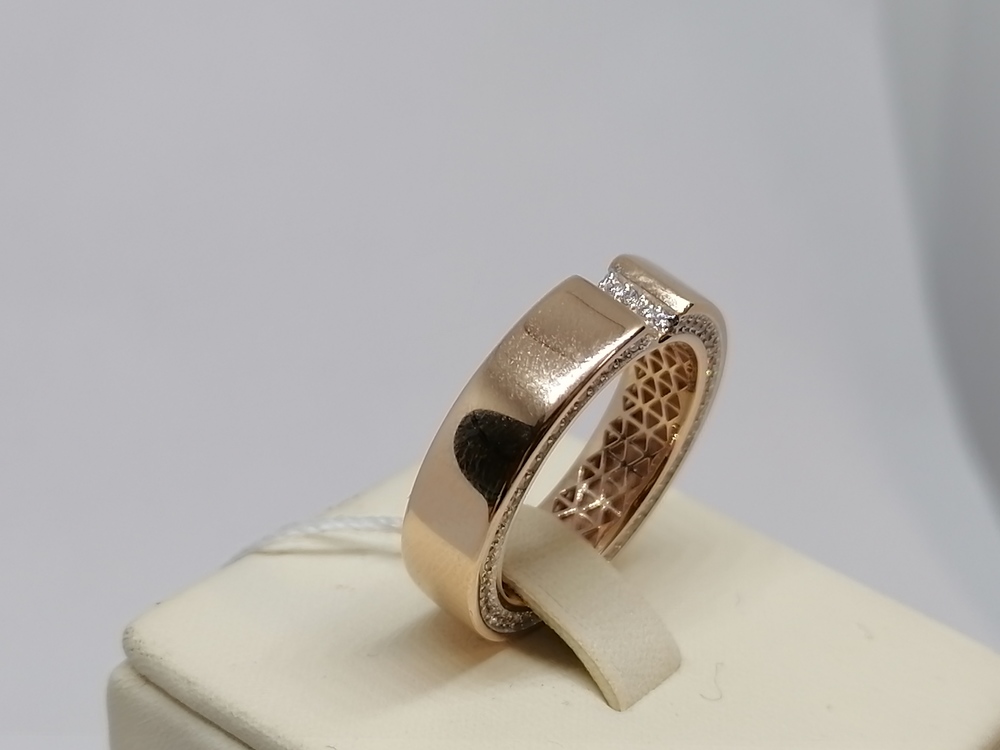 КОЛЬЦО С КАМНЯМИ (Au 585)