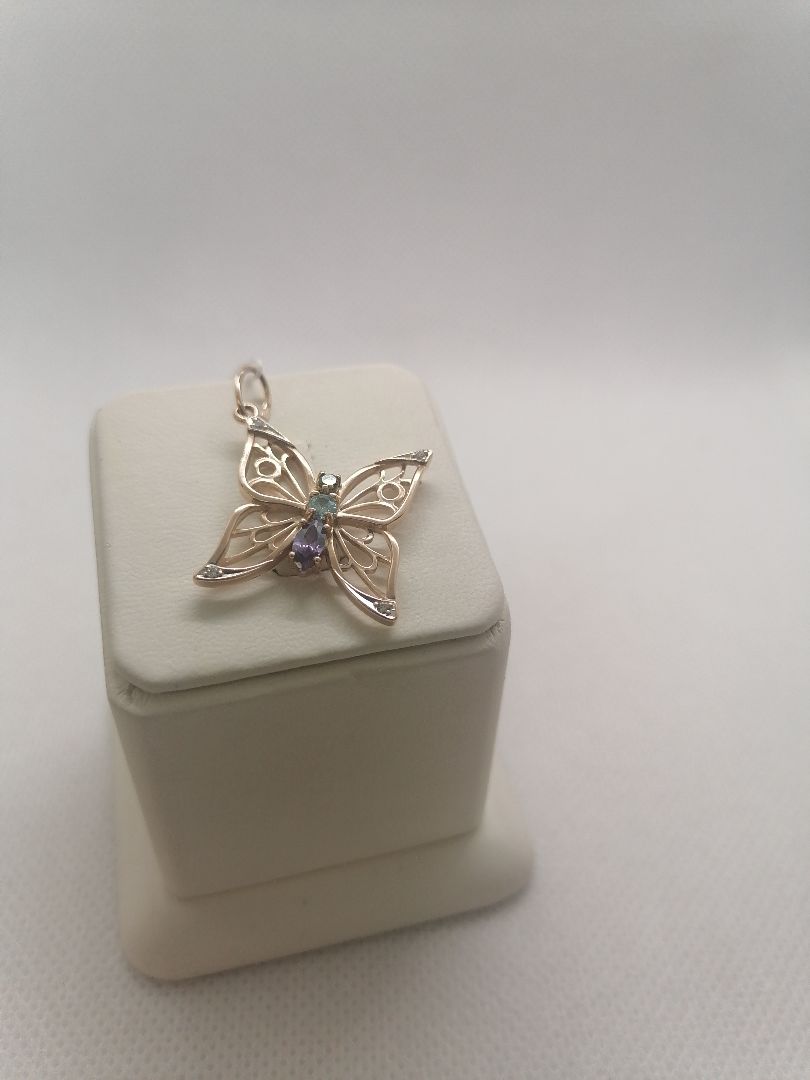 ПОДВЕСКА С КАМНЯМИ (Au 585)