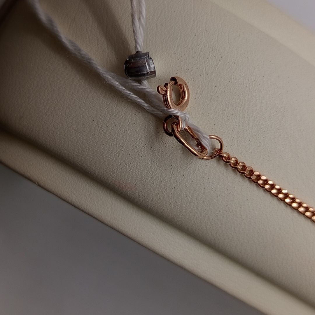 БРАСЛЕТ ПУСТОТЕЛЫЙ Панцирное Au 585