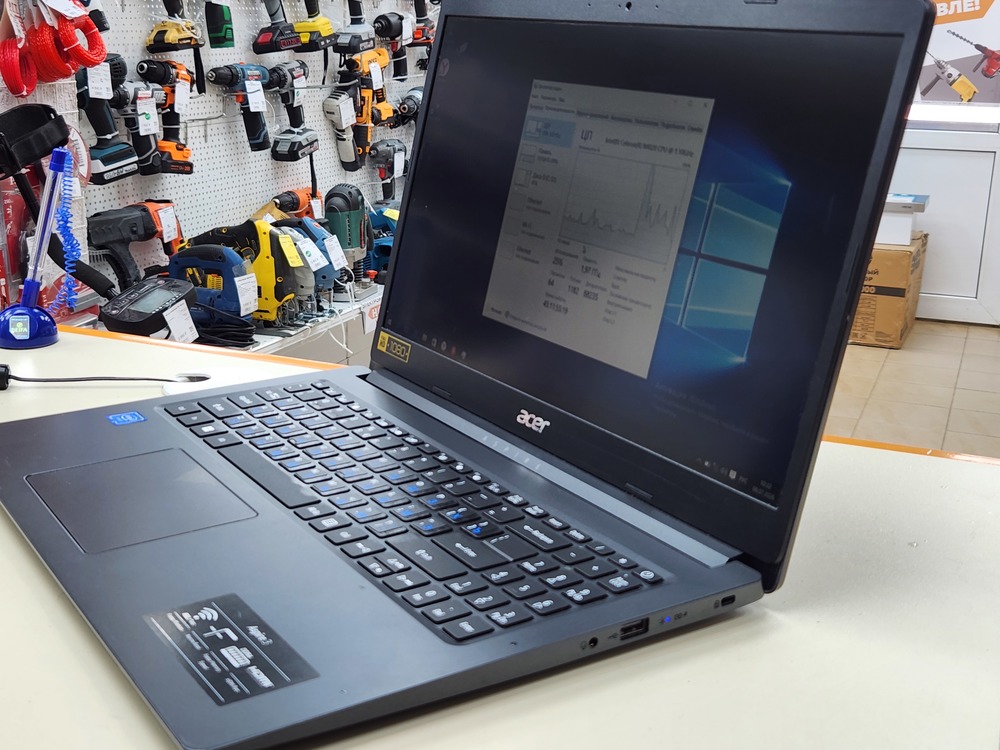 Ноутбук Acer; Celeron N4020, Intel UHD Graphics 600, 4 Гб, Нет, 1 Tb
