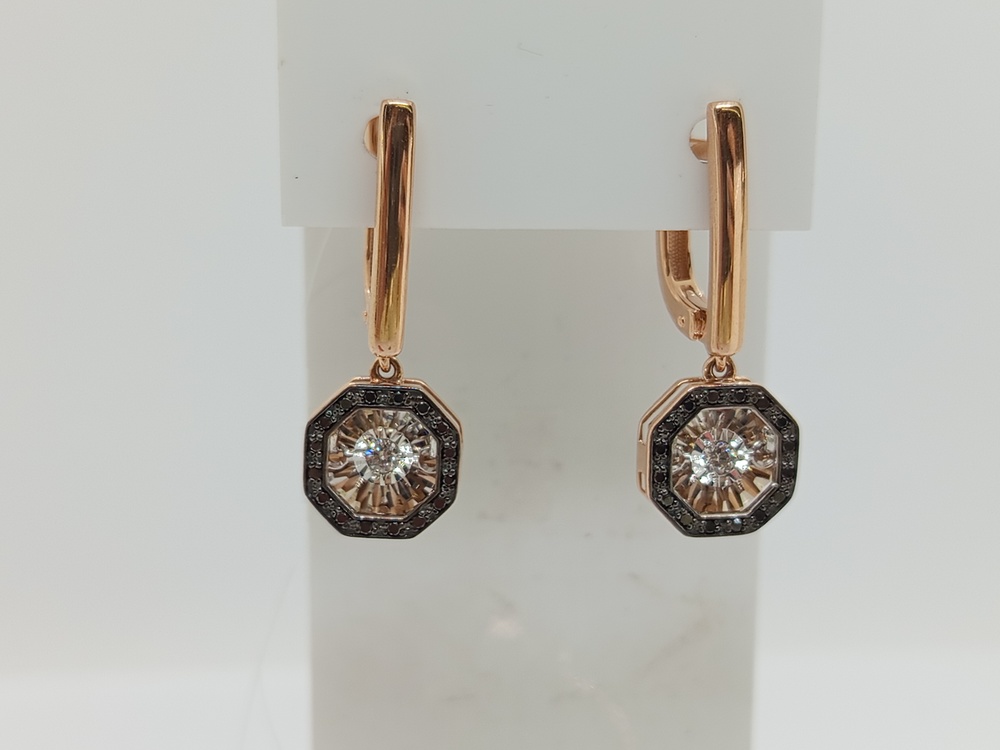 02-11-5628-13-00-1 СЕРЬГИ БРИЛЛИАНТ (Au 585)