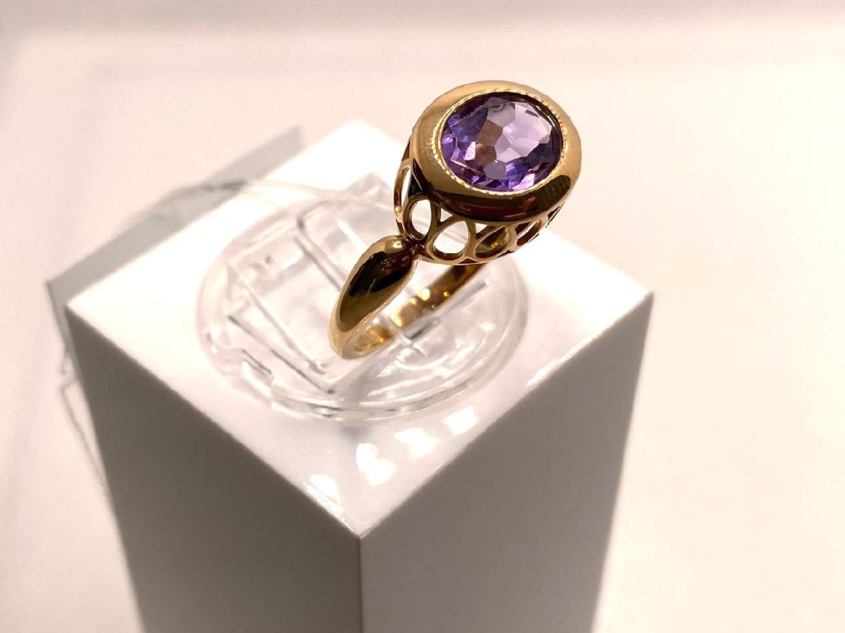 КОЛЬЦО С КАМНЕМ (Au 585)