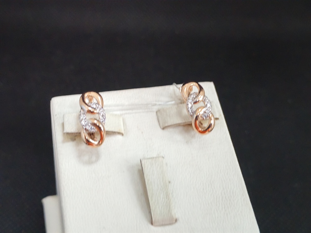 СЕРЬГИ С КАМНЯМИ (Au 585)