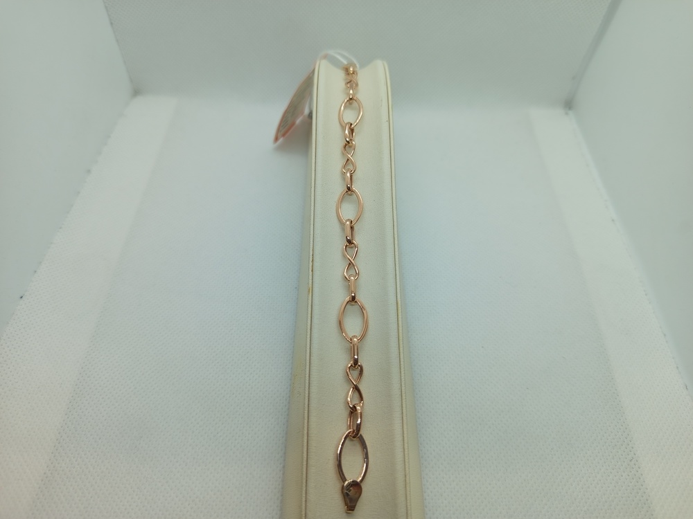 БРАСЛЕТ ПУСТОТЕЛЫЙ Фантазия Au 585